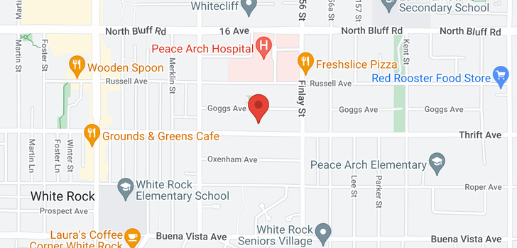 map of 15511 THRIFT AVENUE